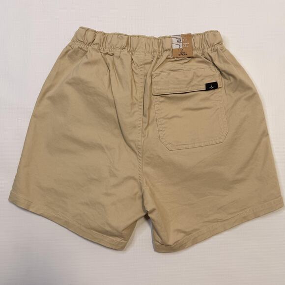 prAna Shorts Mens XS Khaki Mojave Short 5 Inseam Organic Cotton Stretch 1972481 - Picture 4 of 13